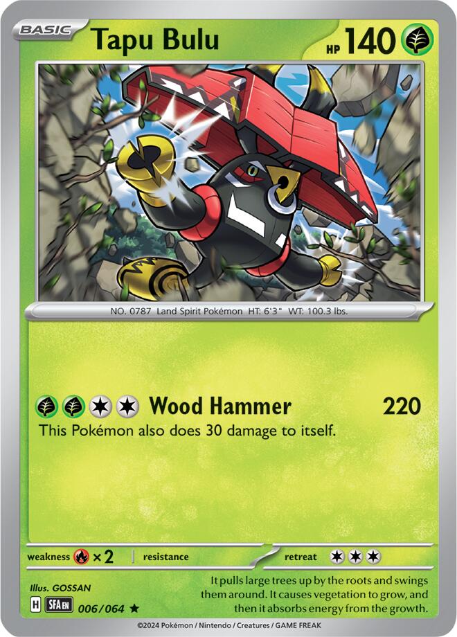 Tapu Bulu (006/064) [Scarlet & Violet: Shrouded Fable] | Exor Games New Glasgow