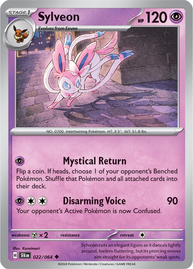 Sylveon (022/064) [Scarlet & Violet: Shrouded Fable] | Exor Games New Glasgow