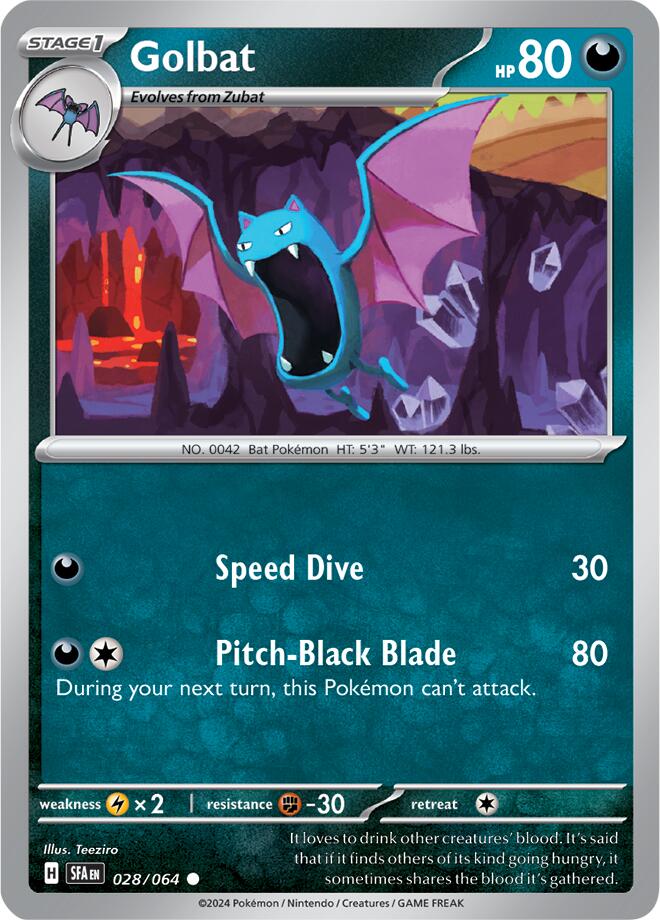 Golbat (028/064) [Scarlet & Violet: Shrouded Fable] | Exor Games New Glasgow