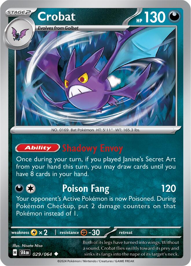 Crobat (029/064) [Scarlet & Violet: Shrouded Fable] | Exor Games New Glasgow