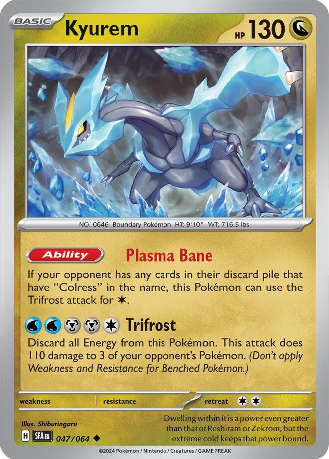 Kyurem (047/064) [Scarlet & Violet: Shrouded Fable] | Exor Games New Glasgow