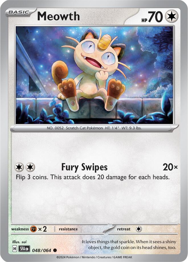 Meowth (048/064) [Scarlet & Violet: Shrouded Fable] | Exor Games New Glasgow