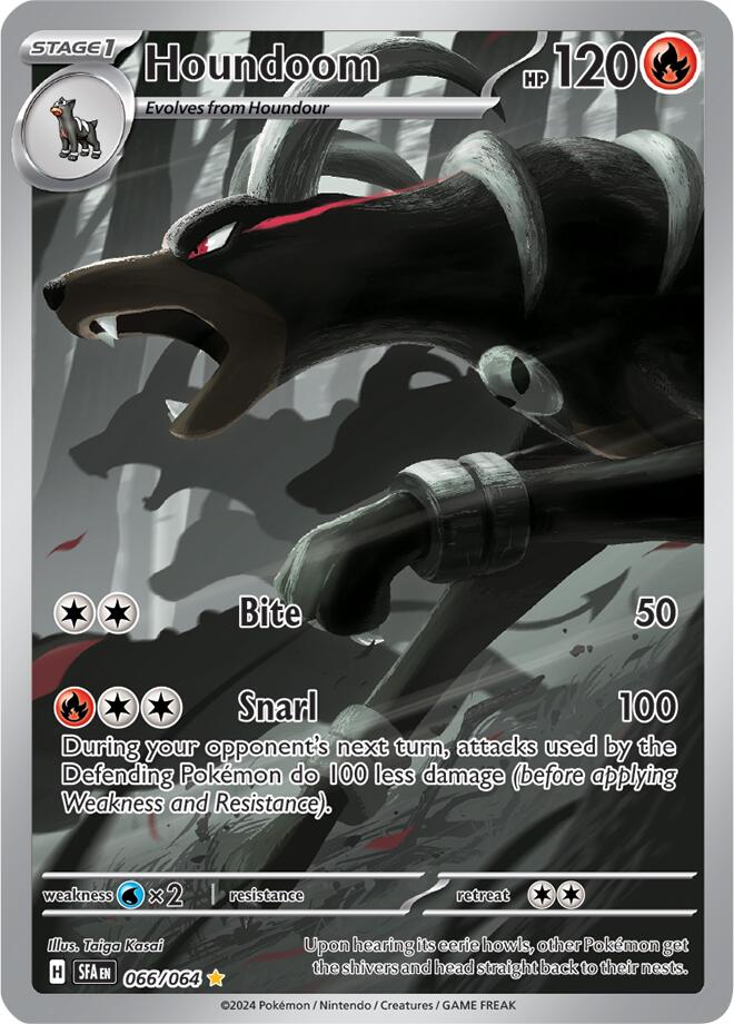 Houndoom (066/064) [Scarlet & Violet: Shrouded Fable] | Exor Games New Glasgow