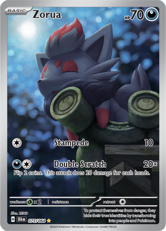 Zorua (075/064) [Scarlet & Violet: Shrouded Fable] | Exor Games New Glasgow