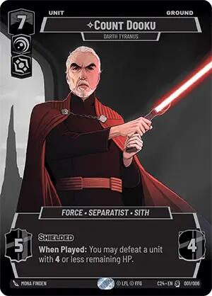 Count Dooku - Darth Tyranus (001/006) (2024 Convention Exclusive) (001/006) [Miscellaneous] | Exor Games New Glasgow