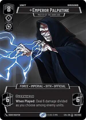 Emperor Palpatine - Master of the Dark Side (003/006) (2024 Convention Exclusive) (003/006) [Miscellaneous] | Exor Games New Glasgow