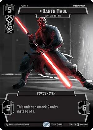Darth Maul - Revenge at Last (006/006) (2024 Convention Exclusive) (006/006) [Miscellaneous] | Exor Games New Glasgow