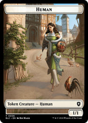 Human // Soldier Double-Sided Token [Bloomburrow Commander Tokens] | Exor Games New Glasgow