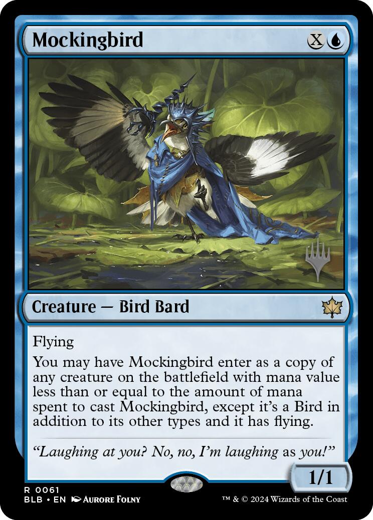 Mockingbird (Promo Pack) [Bloomburrow Promos] | Exor Games New Glasgow