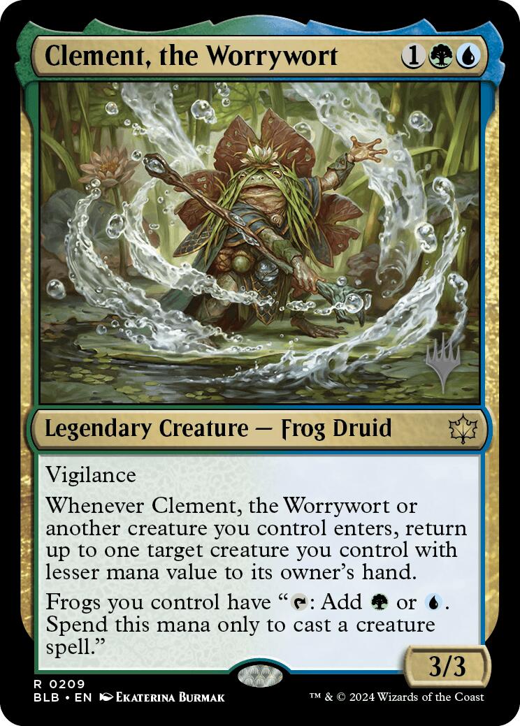 Clement, the Worrywort (Promo Pack) [Bloomburrow Promos] | Exor Games New Glasgow