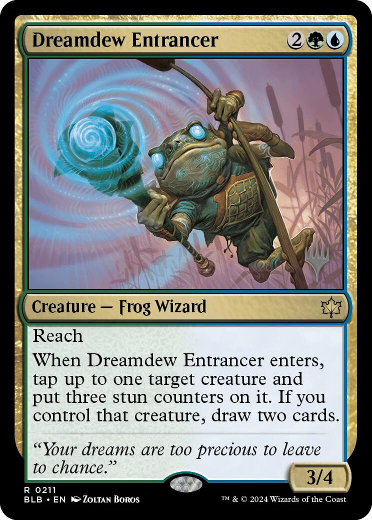 Dreamdew Entrancer (Promo Pack) [Bloomburrow Promos] | Exor Games New Glasgow