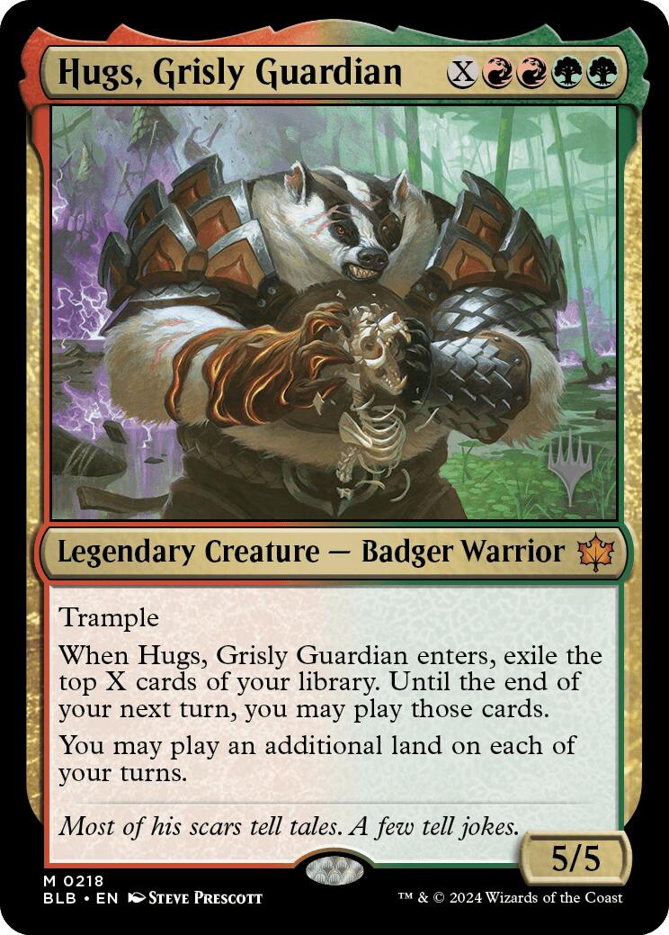 Hugs, Grisly Guardian (Promo Pack) [Bloomburrow Promos] | Exor Games New Glasgow