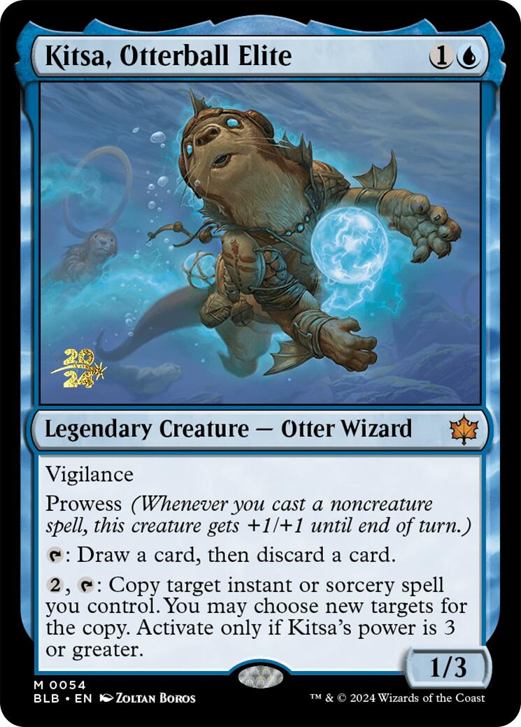 Kitsa, Otterball Elite [Bloomburrow Prerelease Promos] | Exor Games New Glasgow