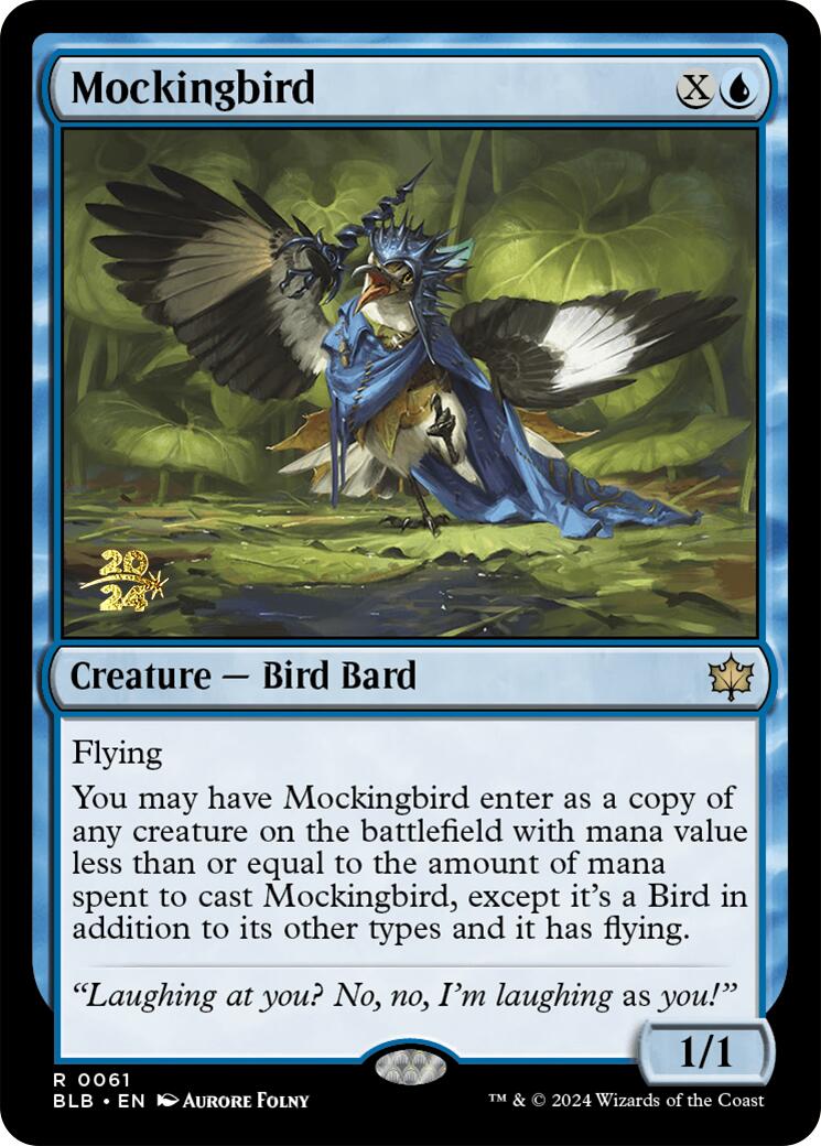 Mockingbird [Bloomburrow Prerelease Promos] | Exor Games New Glasgow