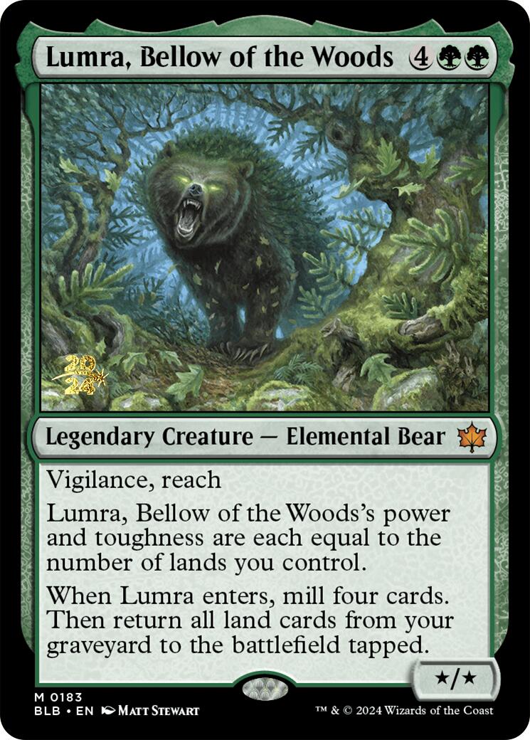 Lumra, Bellow of the Woods [Bloomburrow Prerelease Promos] | Exor Games New Glasgow