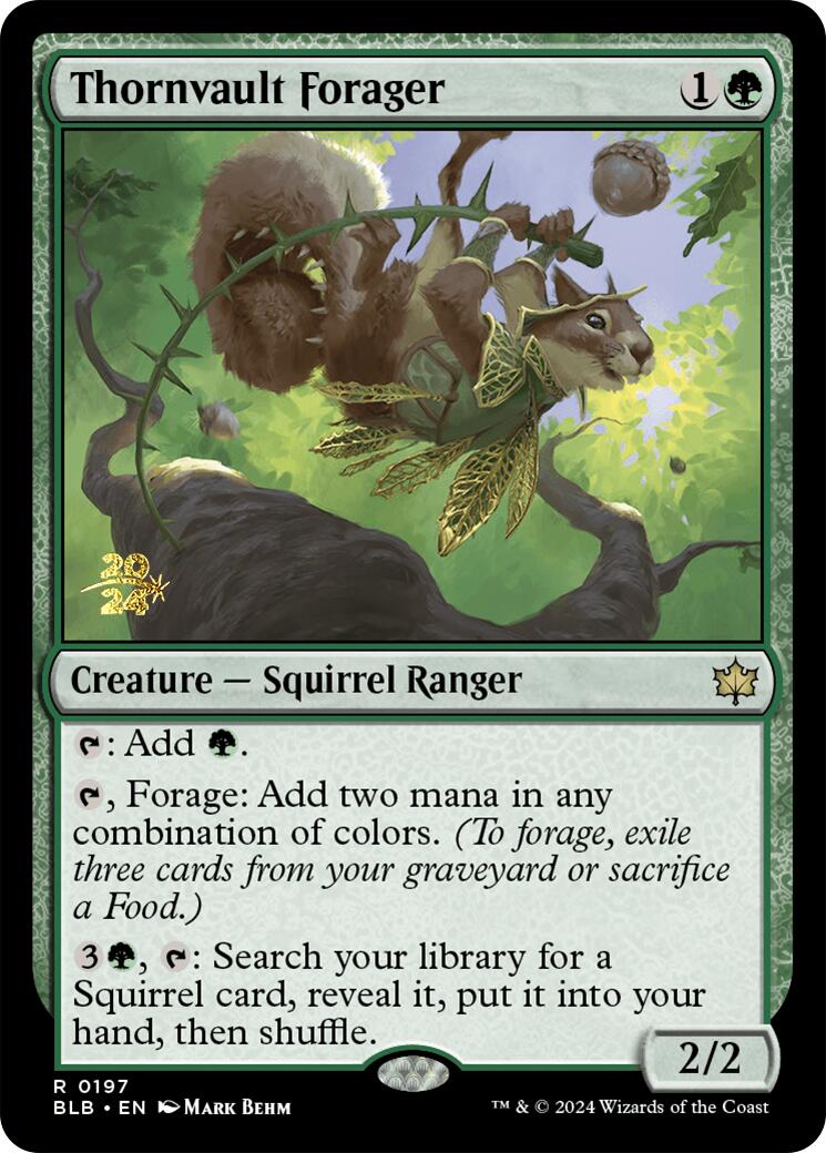 Thornvault Forager [Bloomburrow Prerelease Promos] | Exor Games New Glasgow