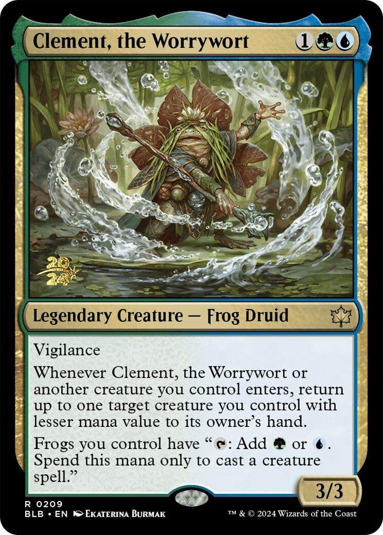 Clement, the Worrywort [Bloomburrow Prerelease Promos] | Exor Games New Glasgow