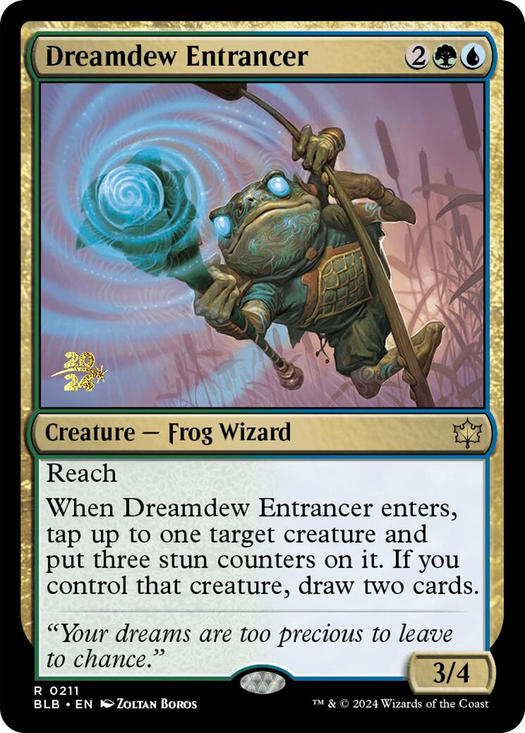 Dreamdew Entrancer [Bloomburrow Prerelease Promos] | Exor Games New Glasgow