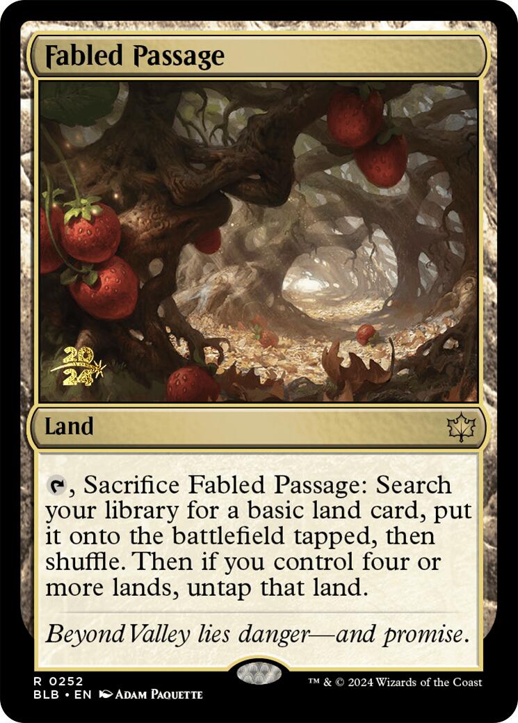 Fabled Passage [Bloomburrow Prerelease Promos] | Exor Games New Glasgow