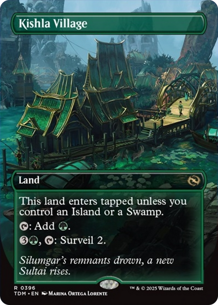 Kishla Village (Borderless) [Tarkir: Dragonstorm] | Exor Games New Glasgow