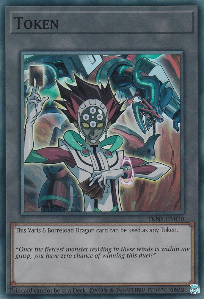 Token: Varis and Borreload Dragon [TKN5-EN010] Super Rare | Exor Games New Glasgow