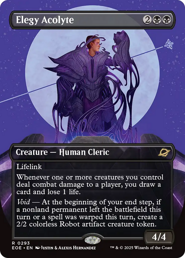 Elegy Acolyte (Borderless) [Edge of Eternities] | Exor Games New Glasgow