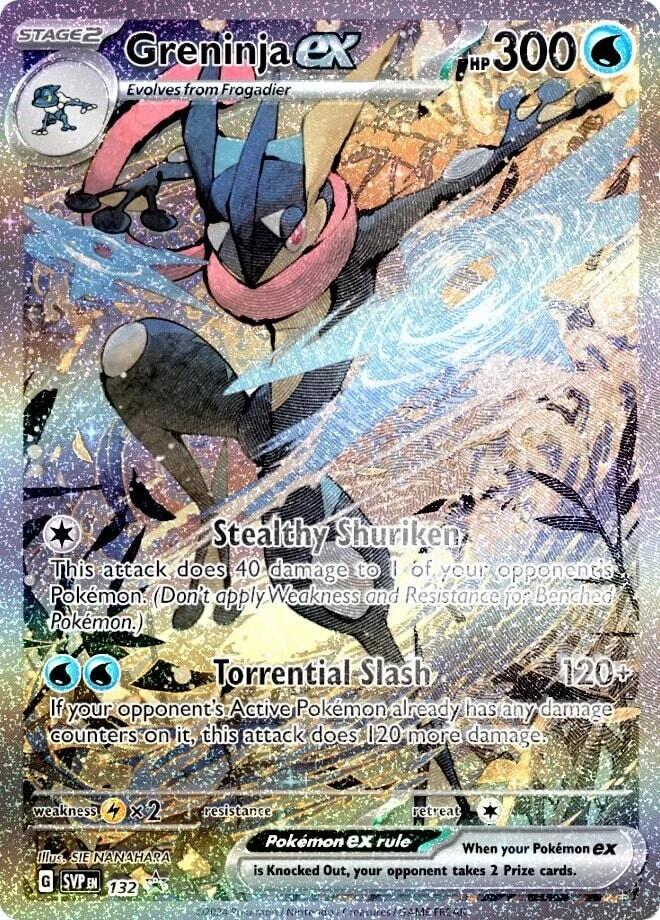 Greninja ex (132) [Scarlet & Violet: Black Star Promos] | Exor Games New Glasgow