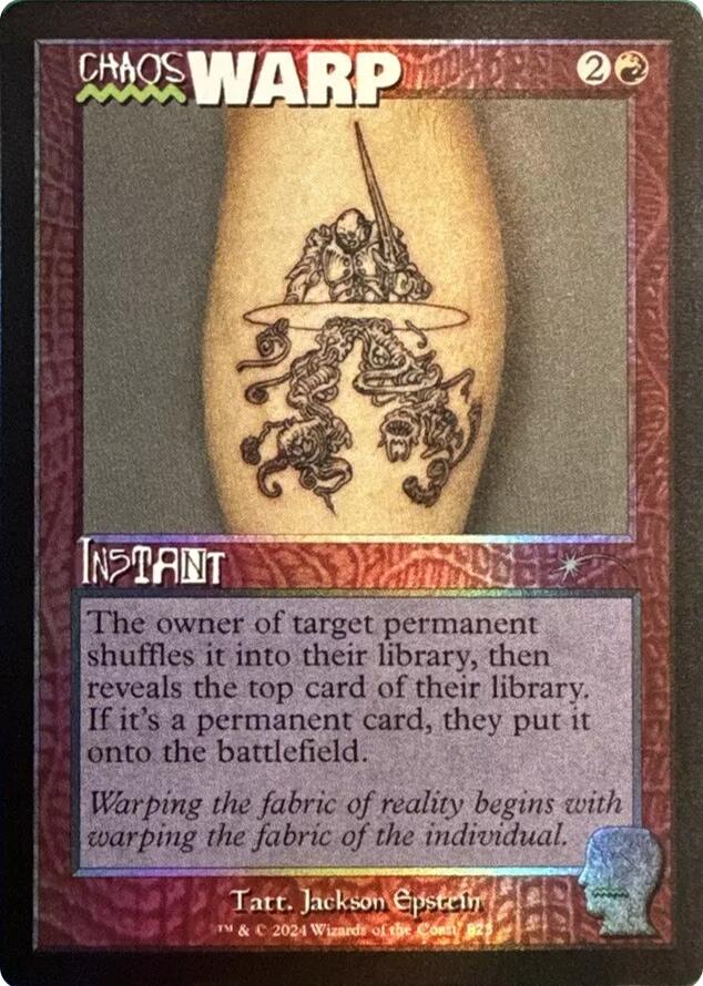 Chaos Warp (Rainbow Foil) [Secret Lair Drop Series] | Exor Games New Glasgow