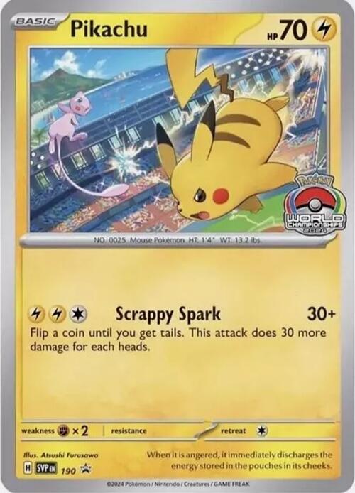 Pikachu (190) [Scarlet & Violet: Black Star Promos] | Exor Games New Glasgow