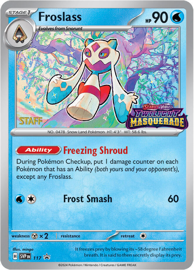 Froslass (117) (Staff) [Scarlet & Violet: Black Star Promos] | Exor Games New Glasgow