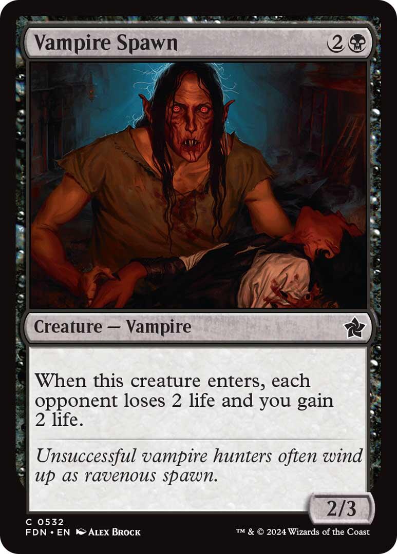 Vampires Deck Theme Card [Foundations] | Exor Games New Glasgow