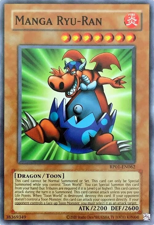 Manga Ryu-Ran [RP01-EN062] Common | Exor Games New Glasgow