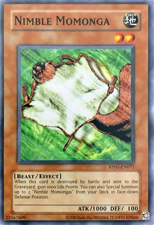 Nimble Momonga [RP01-EN071] Common | Exor Games New Glasgow