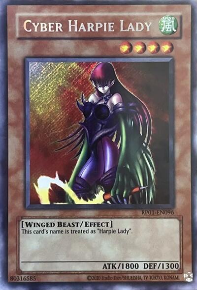 Cyber Harpie Lady [RP01-EN096] Secret Rare | Exor Games New Glasgow