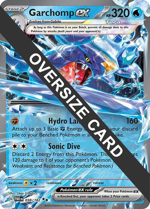 Garchomp ex (038) (Jumbo Card) [Scarlet & Violet: Paradox Rift] | Exor Games New Glasgow