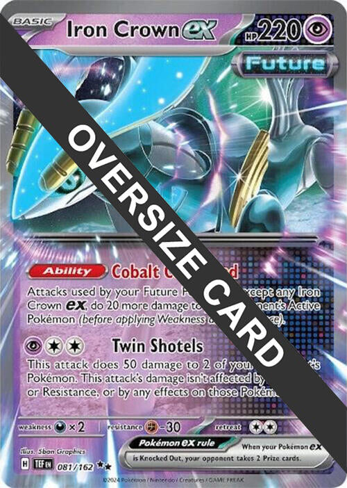 Iron Crown ex (081) (Jumbo Card) [Scarlet & Violet: Black Star Promos] | Exor Games New Glasgow