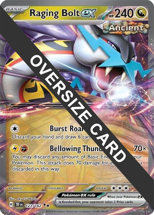 Raging Bolt ex (123) (Jumbo Card) [Scarlet & Violet: Black Star Promos] | Exor Games New Glasgow