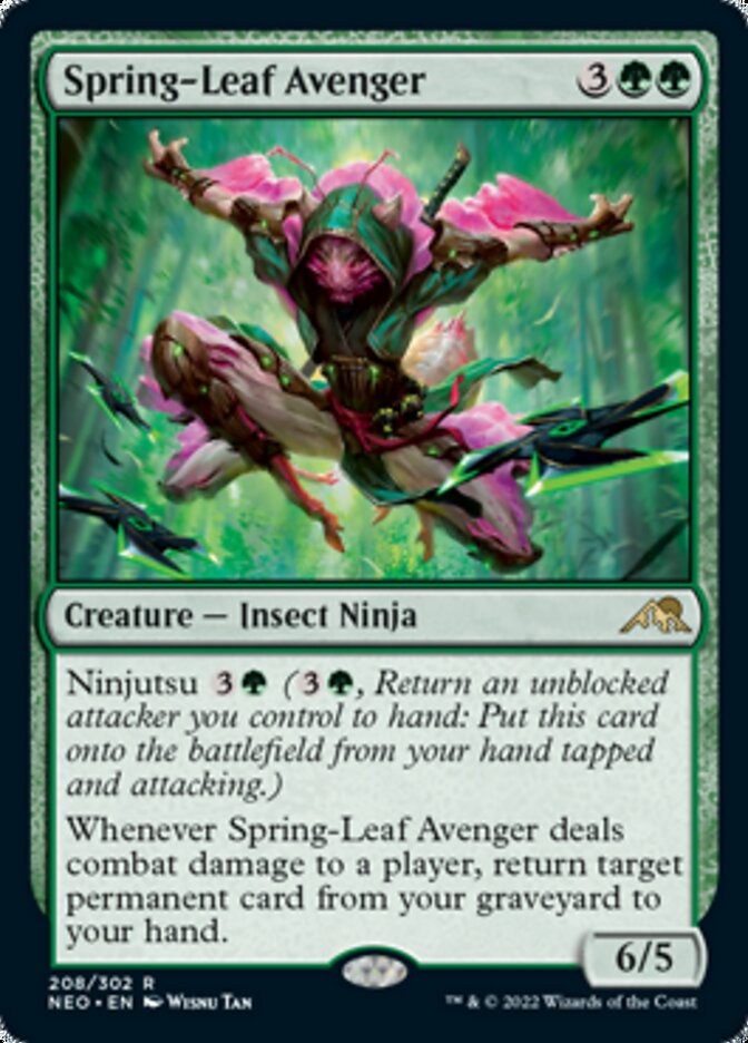 Spring-Leaf Avenger [Kamigawa: Neon Dynasty] | Exor Games New Glasgow