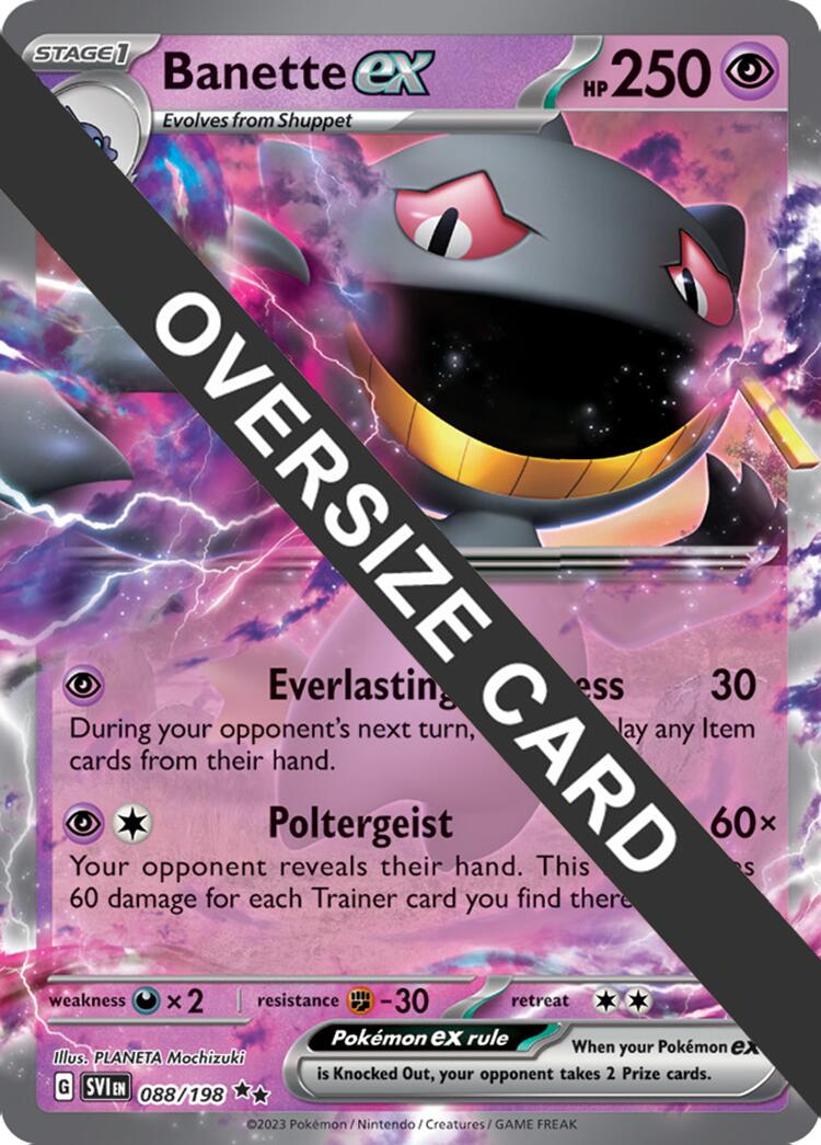 Banette ex (088) (Jumbo Card) [Scarlet & Violet: Base Set] | Exor Games New Glasgow