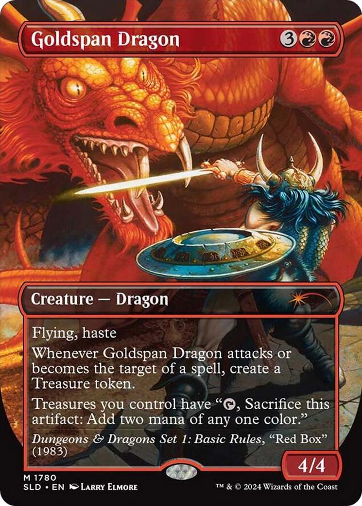 Goldspan Dragon [Secret Lair Drop Series] | Exor Games New Glasgow