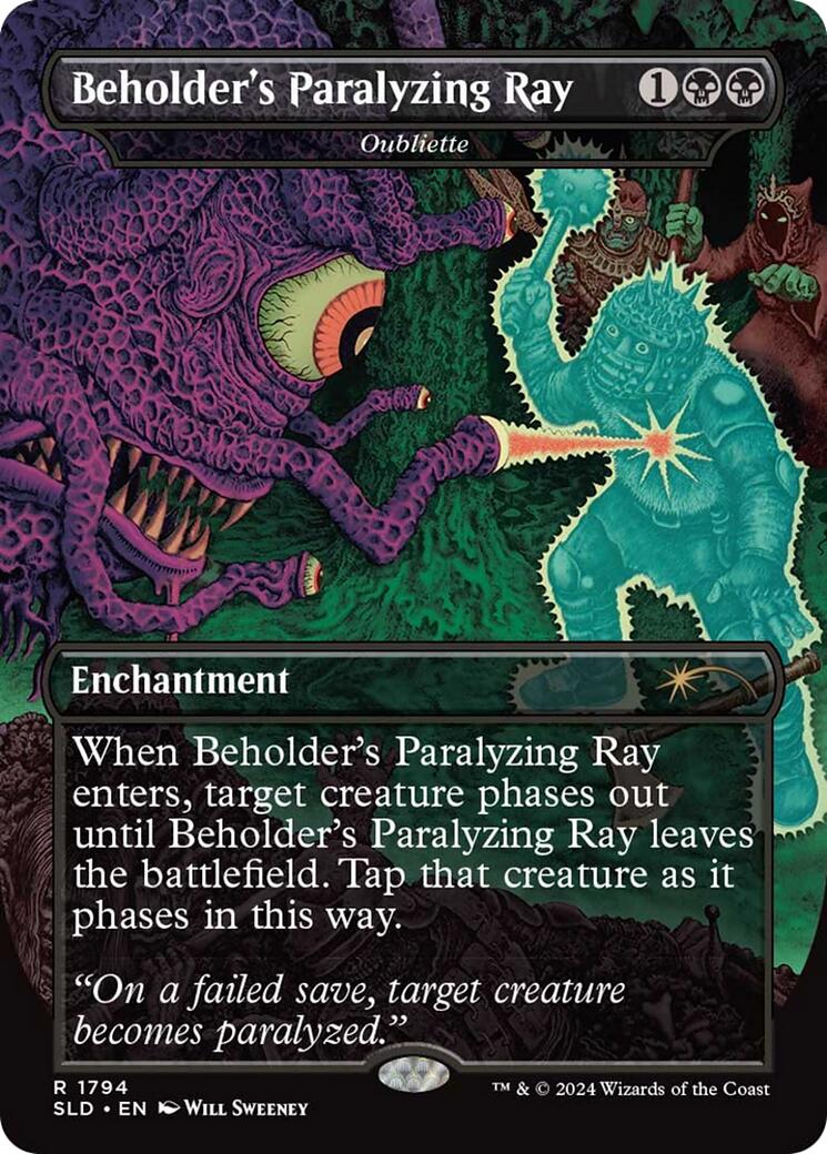 Beholder's Paralyzing Ray - Oubliette [Secret Lair Drop Series] | Exor Games New Glasgow