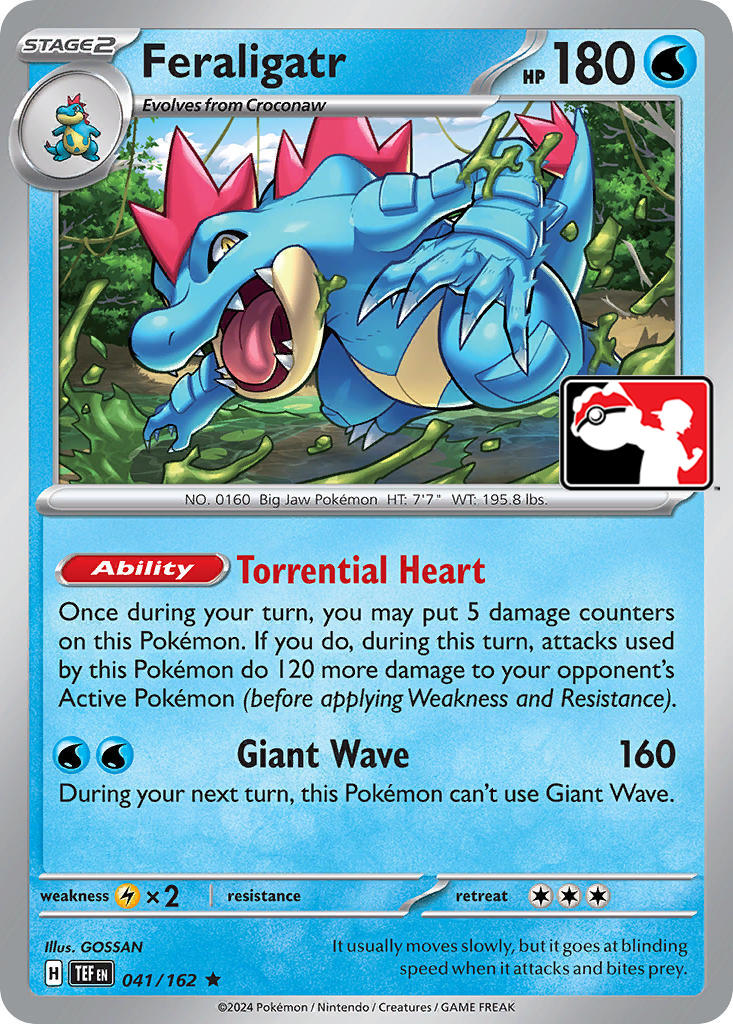 Feraligatr (041/162) [Prize Pack Series Five] | Exor Games New Glasgow