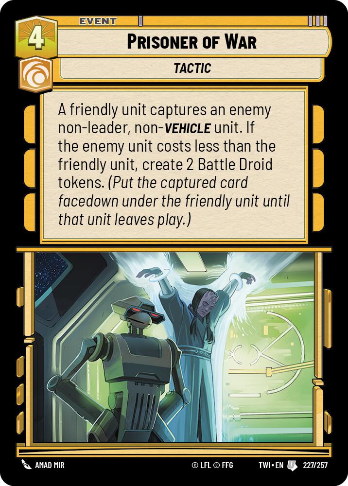 Prisoner of War (227/257) (227/257) [Twilight of the Republic] | Exor Games New Glasgow