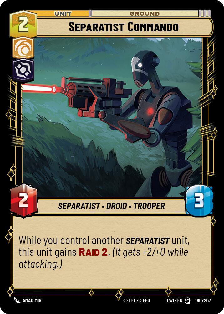 Separatist Commando (180/257) (180/257) [Twilight of the Republic] | Exor Games New Glasgow