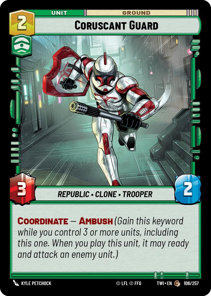 Coruscant Guard (106/257) (106/257) [Twilight of the Republic] | Exor Games New Glasgow
