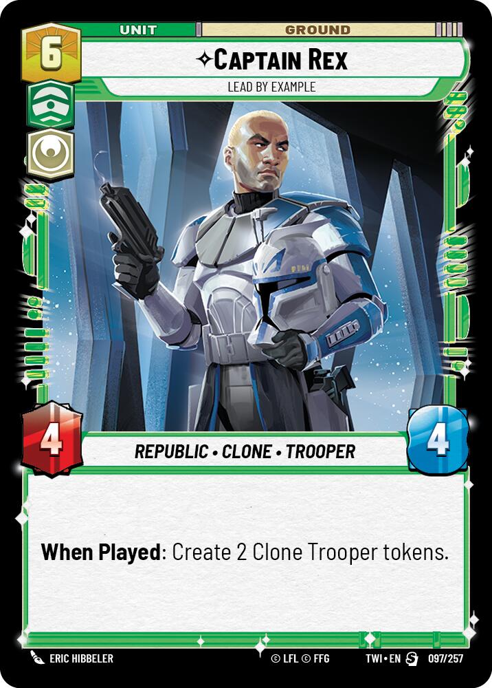 Captain Rex - Lead by Example (097/257) [Twilight of the Republic] | Exor Games New Glasgow