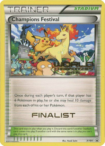 Champions Festival (XY91) (2015 Finalist) [XY: Black Star Promos] | Exor Games New Glasgow