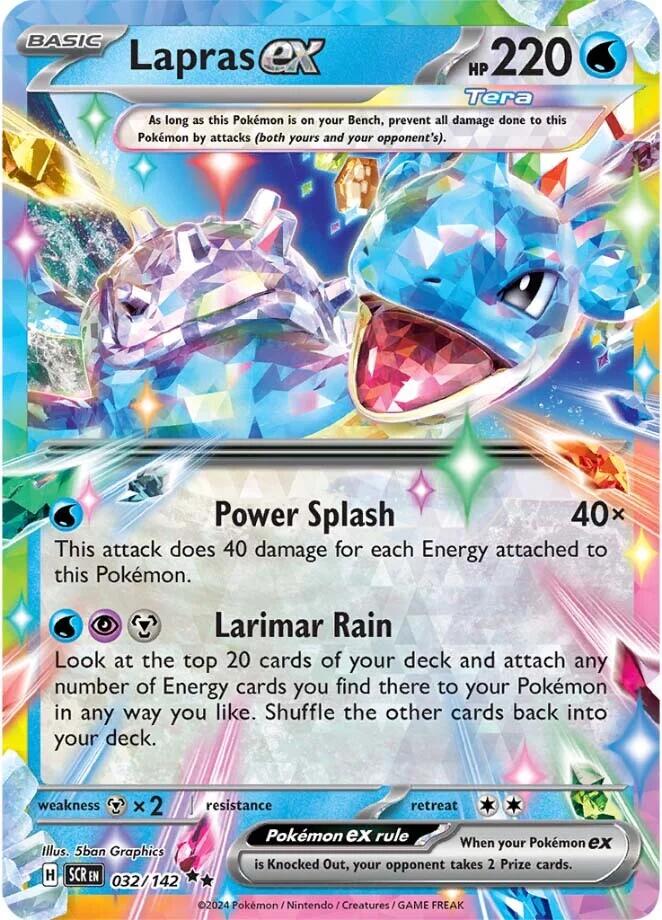 Lapras ex (032/142) [Scarlet & Violet: Stellar Crown] | Exor Games New Glasgow