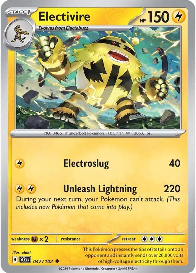 Electivire (047/142) [Scarlet & Violet: Stellar Crown] | Exor Games New Glasgow