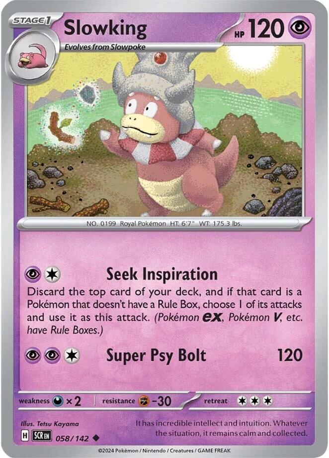 Slowking (058/142) [Scarlet & Violet: Stellar Crown] | Exor Games New Glasgow